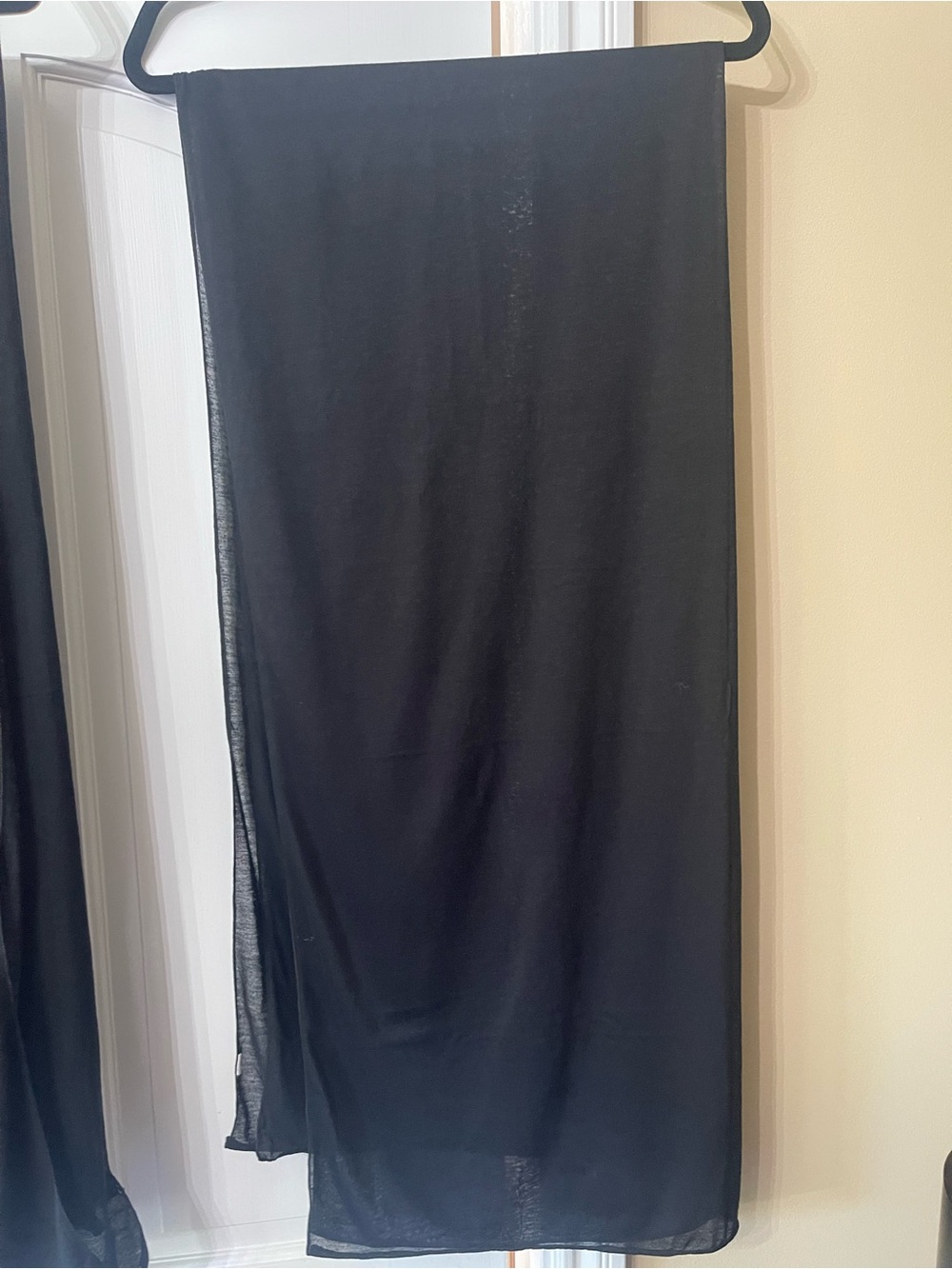 2 Jenni Black Sheer Wrap Scarf